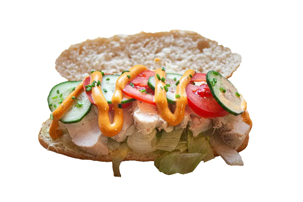Broodje kip andalouse (Crustico Wit)
