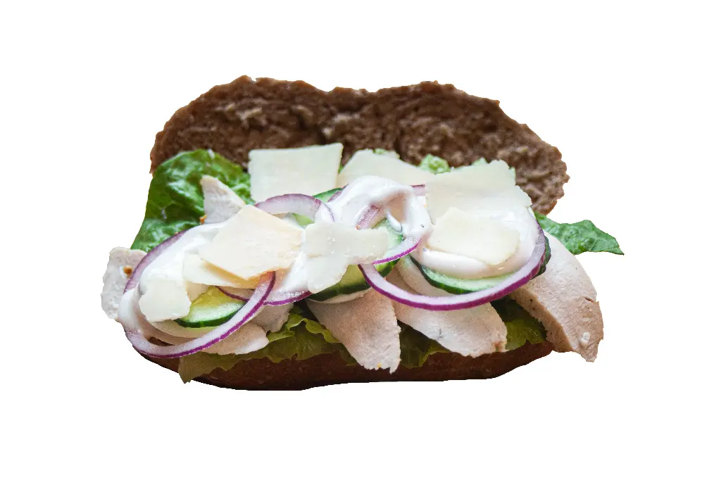 Broodje kip kerrie (Crustico Wit)