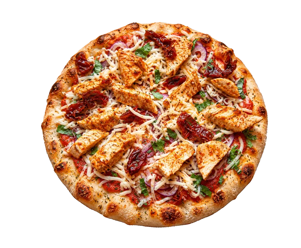 Pizza kip barbecue