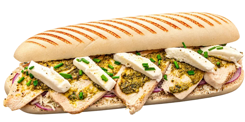 Panini kip pesto