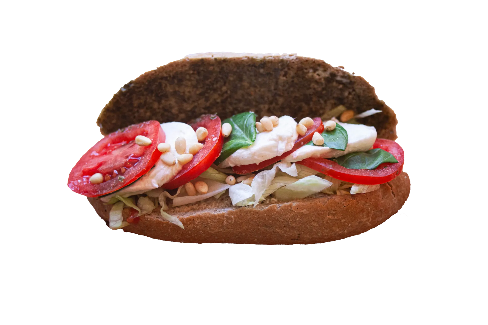 Broodje tomaat mozzarella
