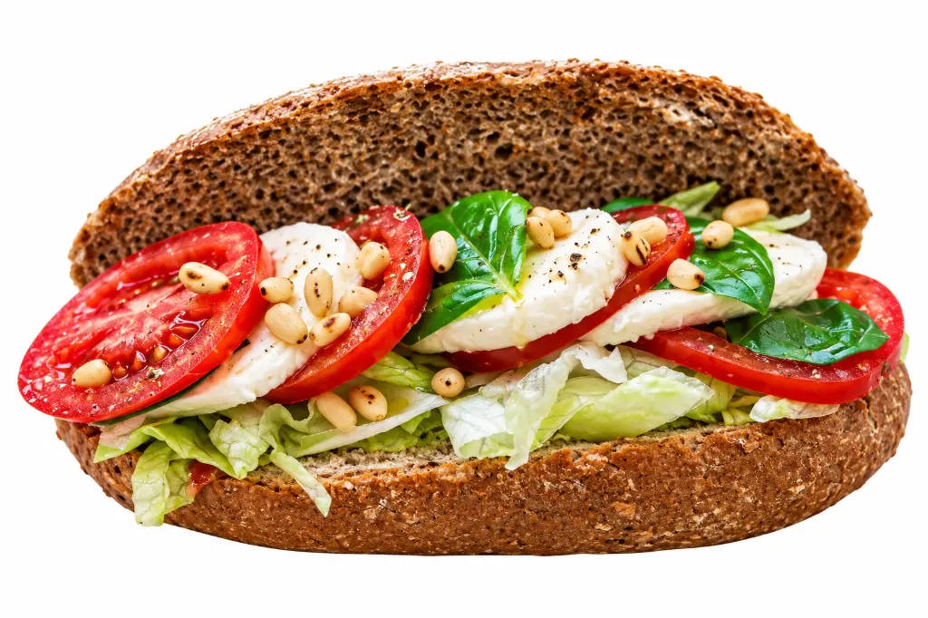 Broodje tomaat mozzarella